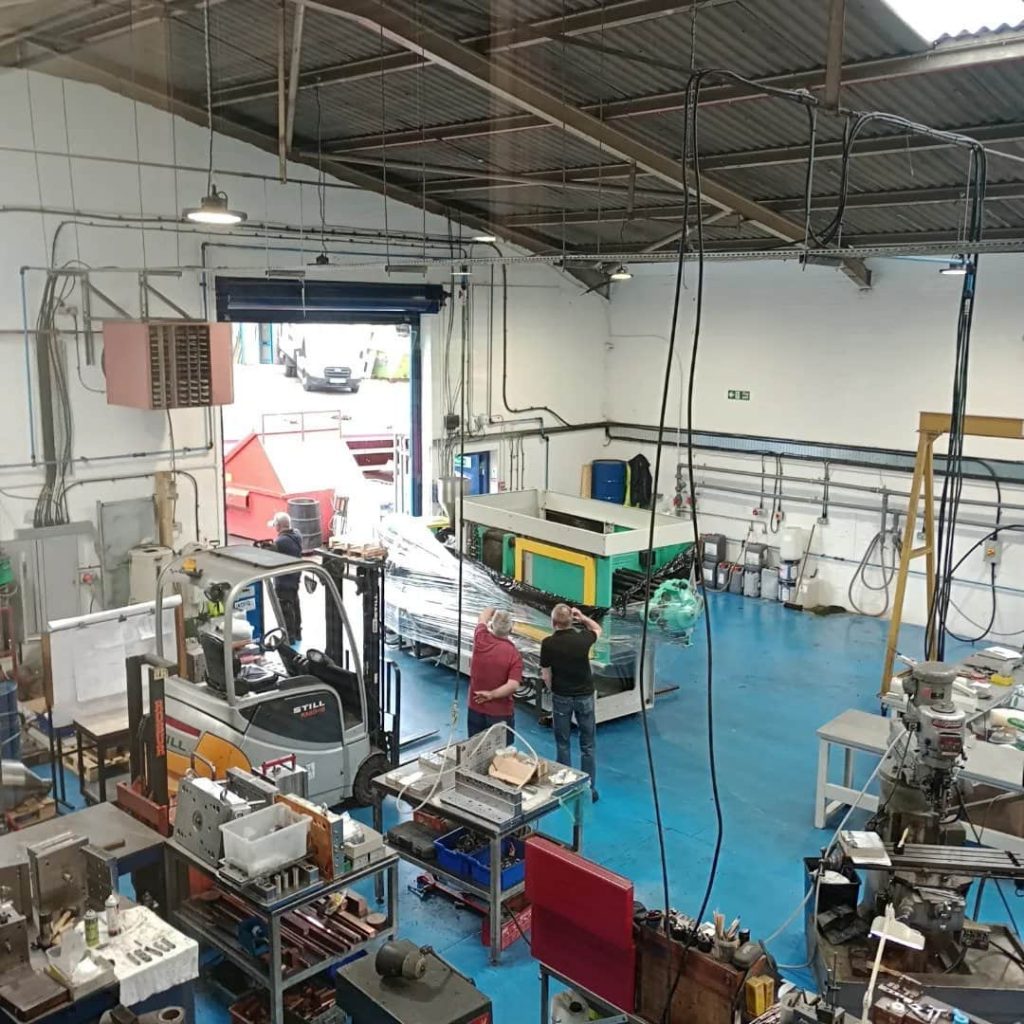 New 200 tonne Arburg press machine arrives at Neptune Injection 2